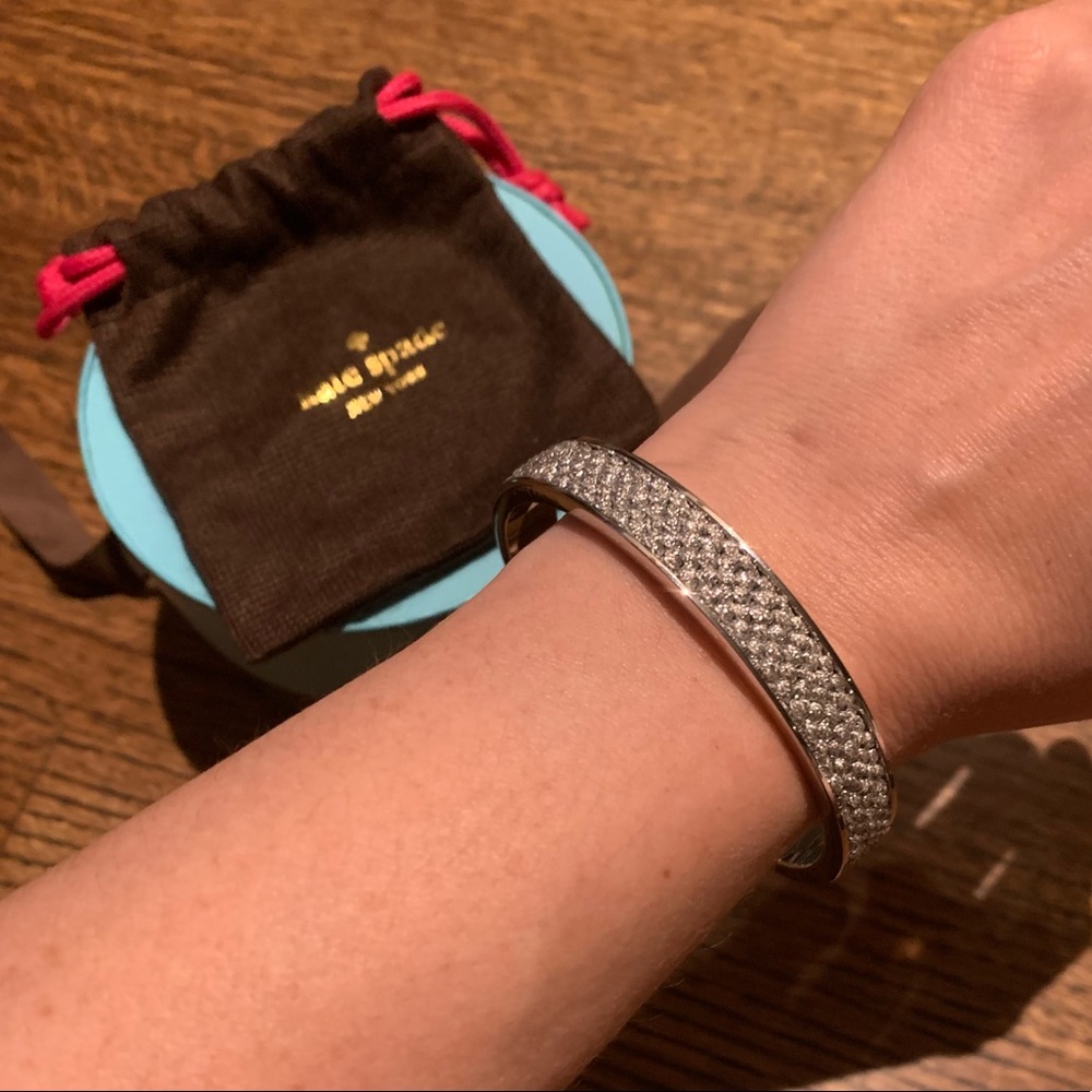 Kate Spade silver Inspire bangle